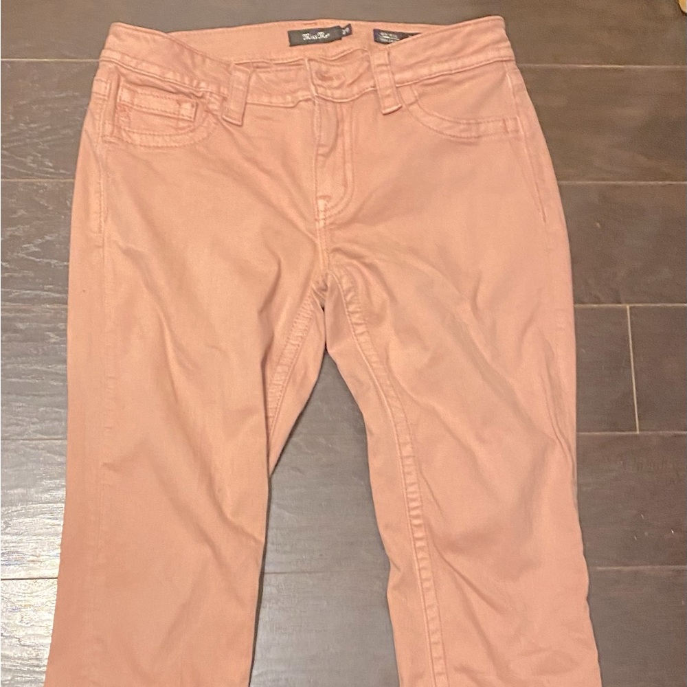 Salmon Colored Miss me Jeans